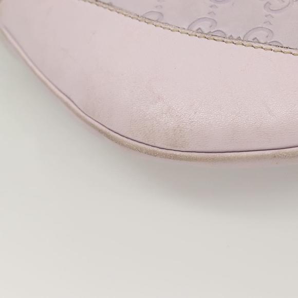 GUCCI GG Canvas Guccissima Bag Leather Outlet Purple Gold 272380 Auth BA2809 - Picture 14 of 16